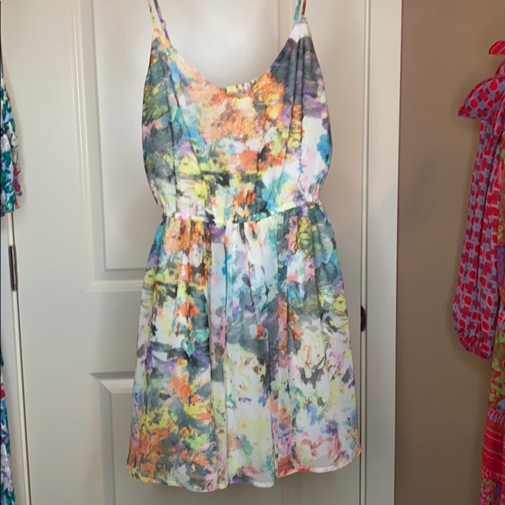 Colorful spring time dress